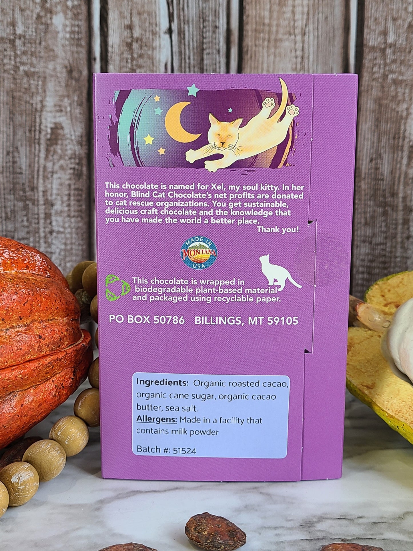 72% Dark Chocolate, Tanzania with sea salt