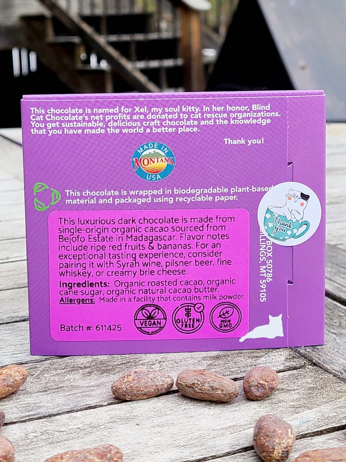 72% Dark Chocolate, Madagascar