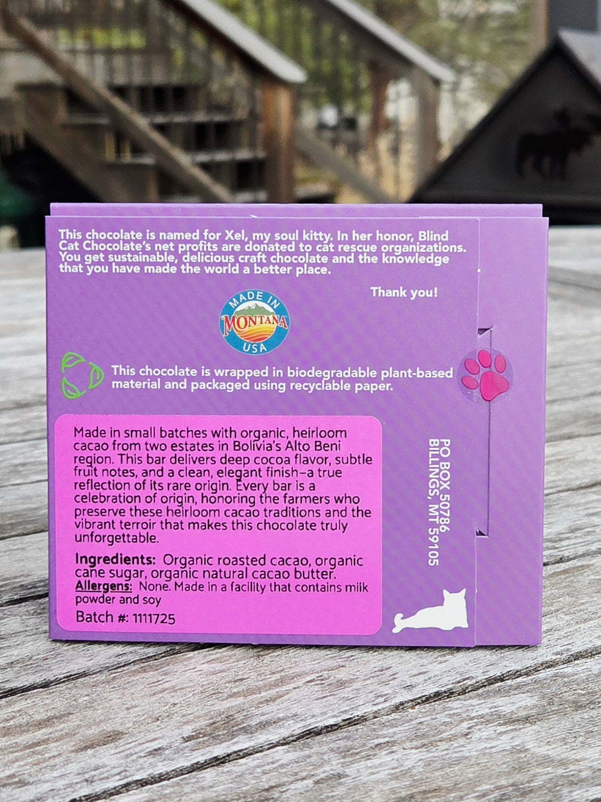 72% Dark Chocolate - Bolivia Blend