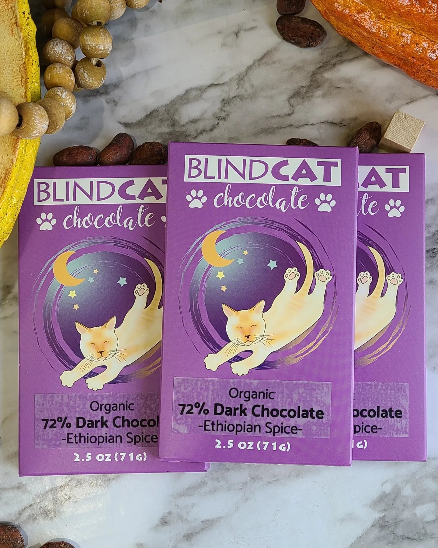 72% Dark Chocolate with Ethiopian Spices