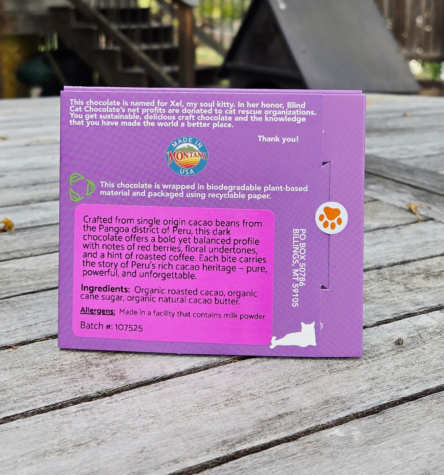 67% Dark Chocolate, Peru - Pangoa