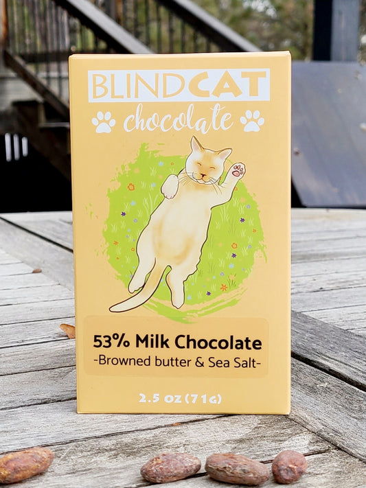 53% Milk Chocolate with Browned Butter and Sea Salt
