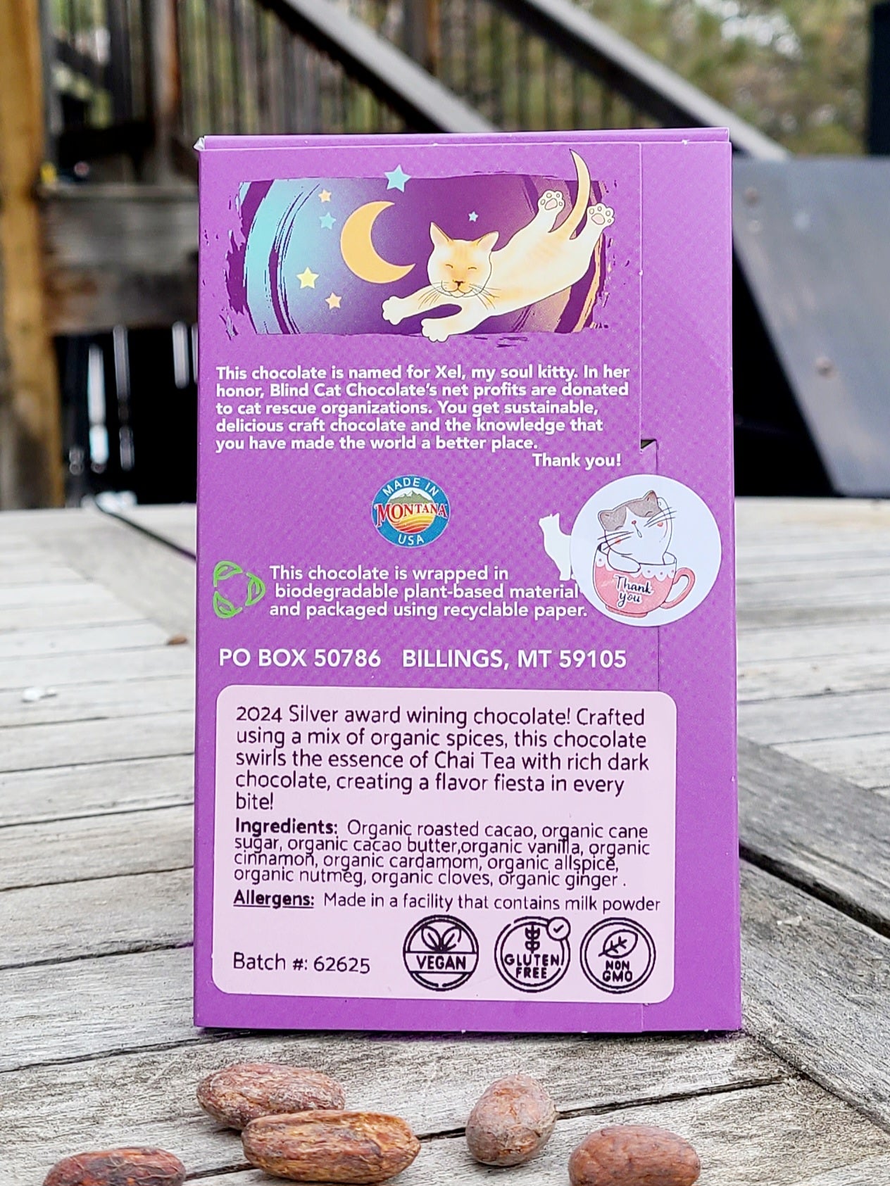 70% Dark Chocolate - Chai Spice