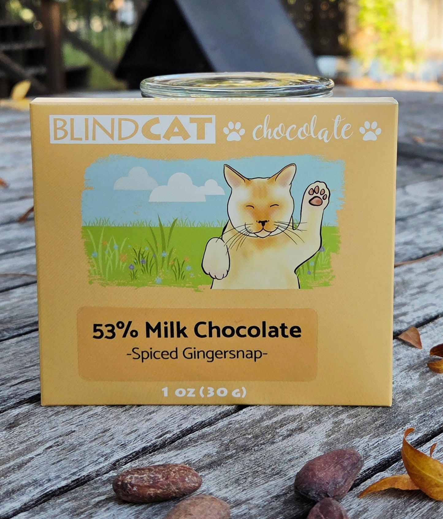 53% Spiced Milk Chocolate with Gingersnaps