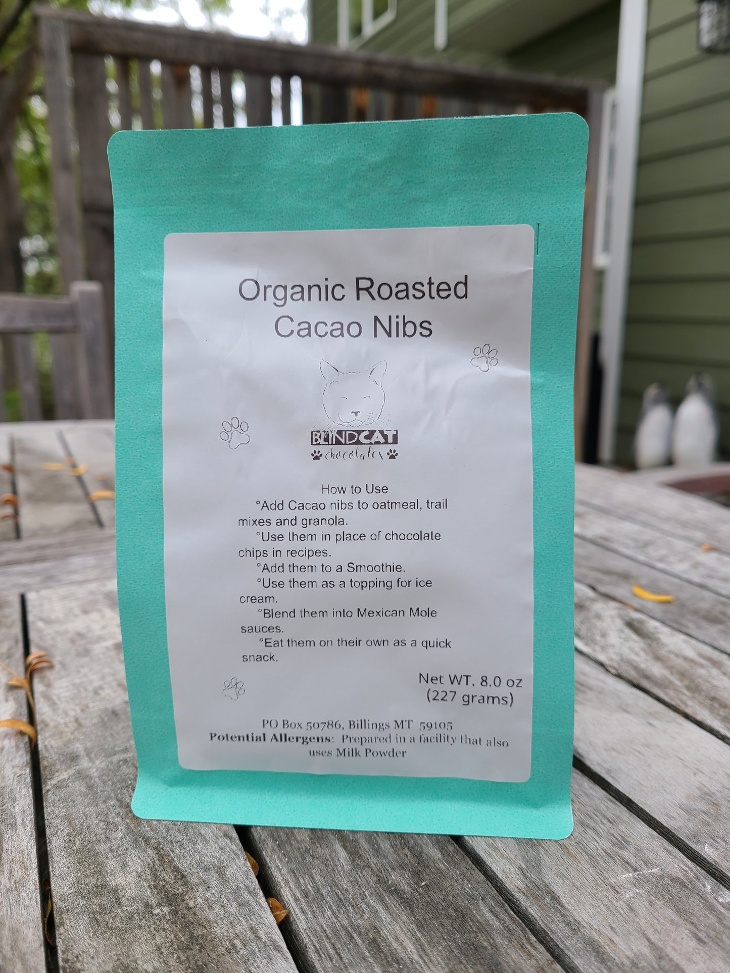 Organic Roasted cacao nibs