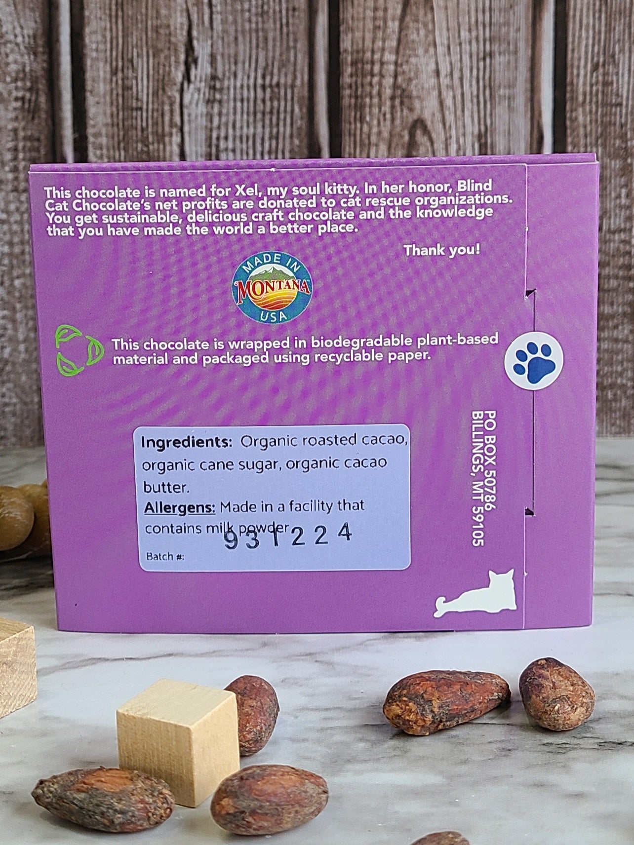 72% Organic Dark Chocolate, Dominican Republic