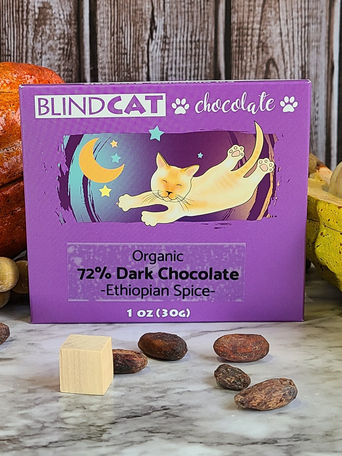 72% Organic Dark Chocolate with Ethiopian Spices