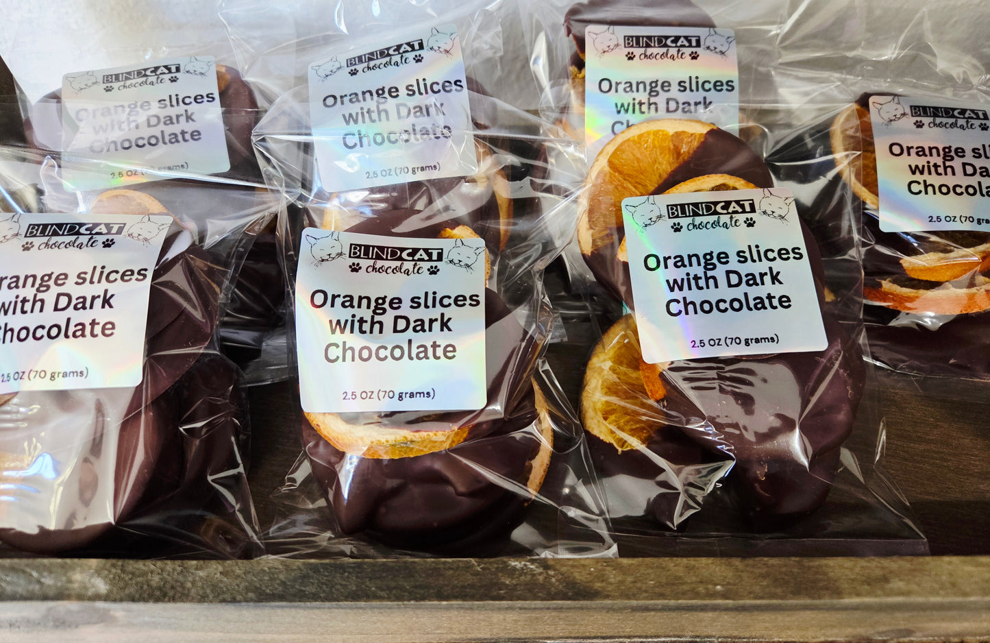 Orange Slices with Dark Chocolate