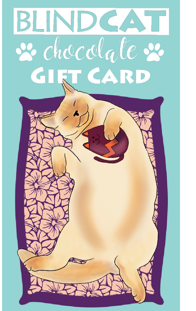 Blind Cat Chocolate Gift Card