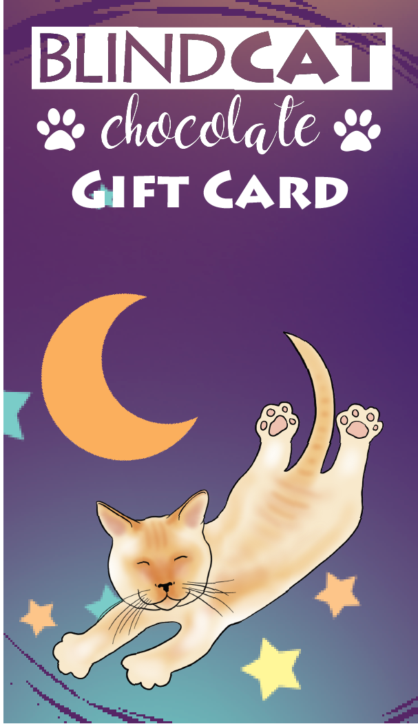 Blind Cat Chocolate Gift Card