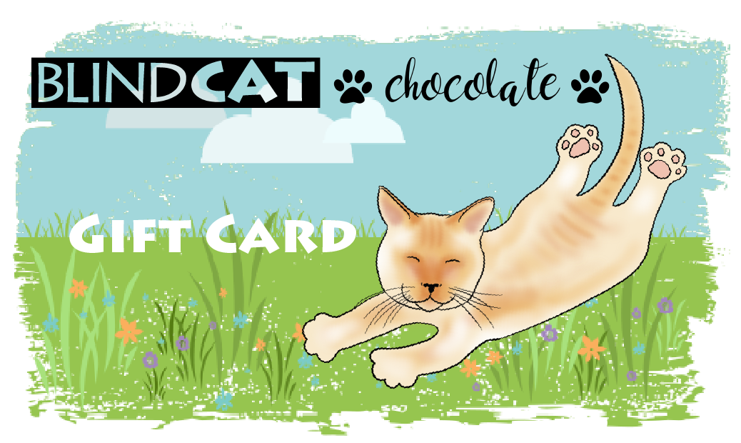 Blind Cat Chocolate Gift Card