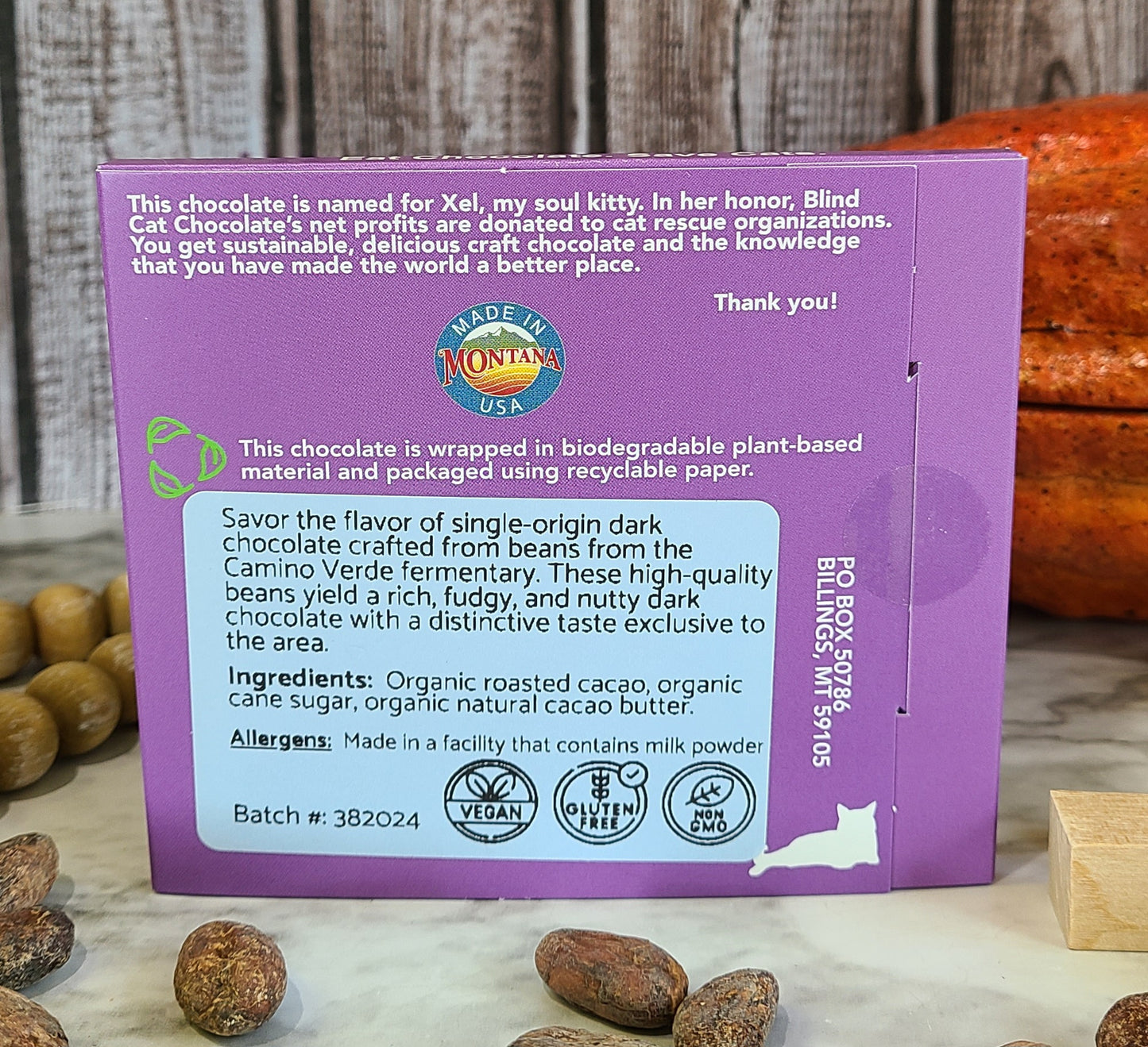 72% Dark Chocolate, Ecuador