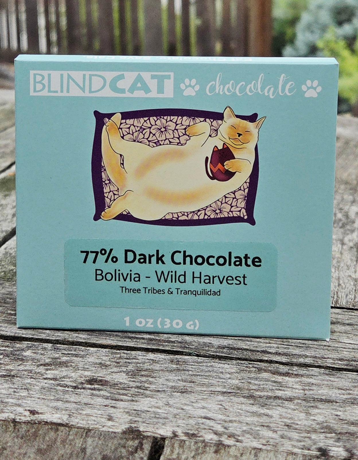 77% Dark Chocolate, Bolivia - Wild Harvest