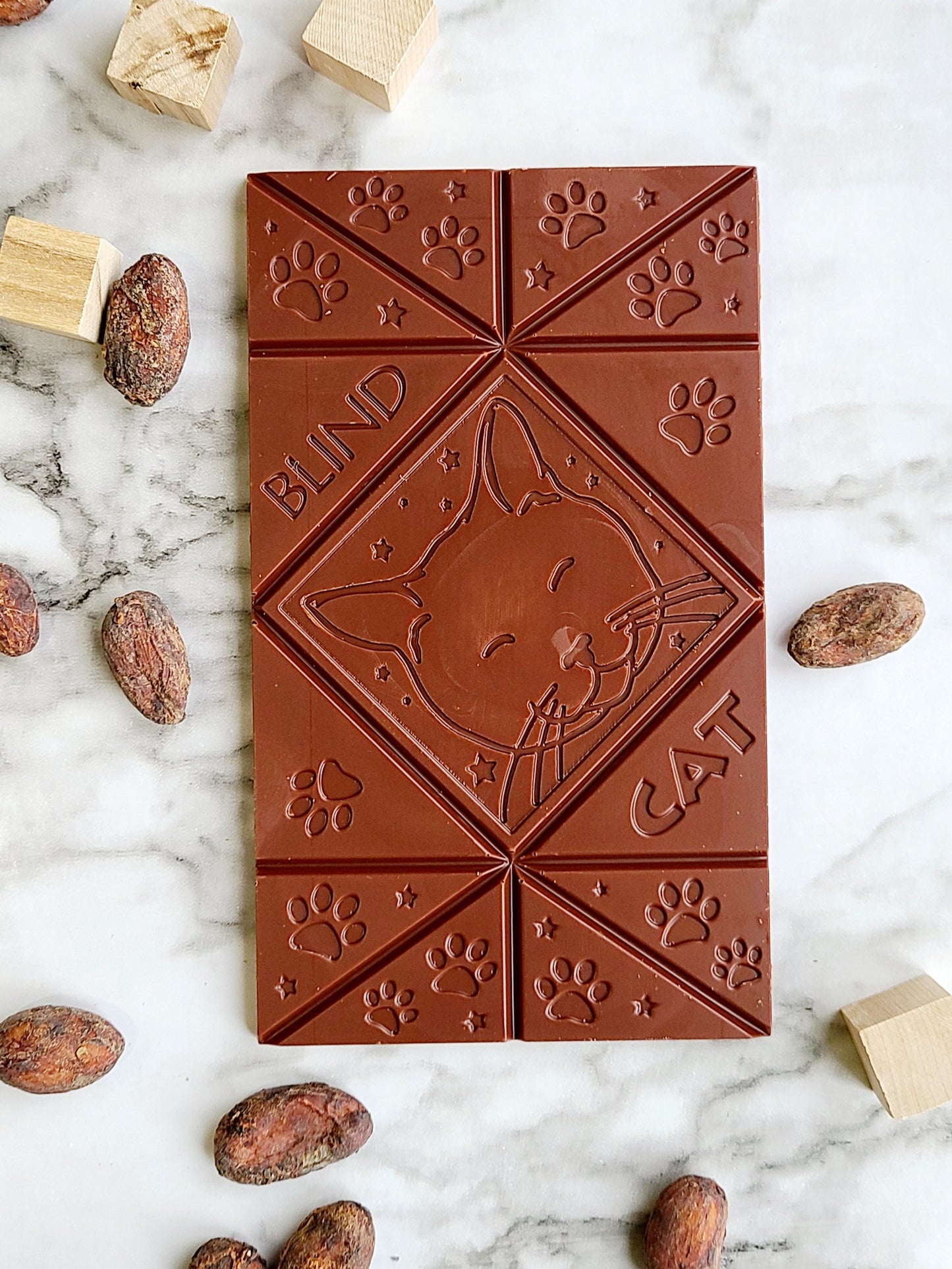 53% Organic Milk Chocolate with Cacao Nibs