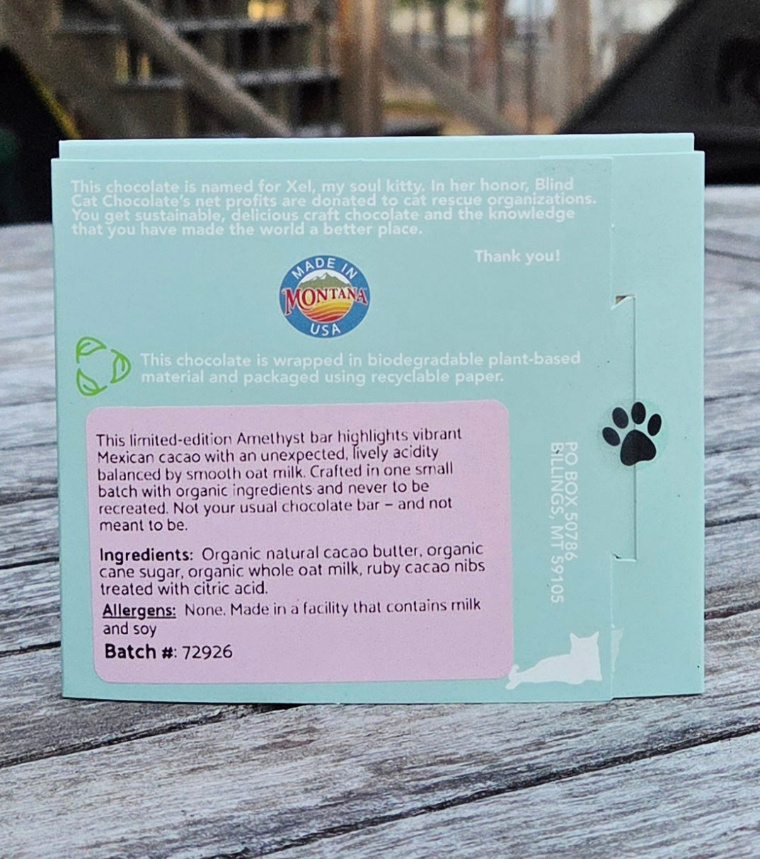 47% Oat Milk Amethyst Chocolate